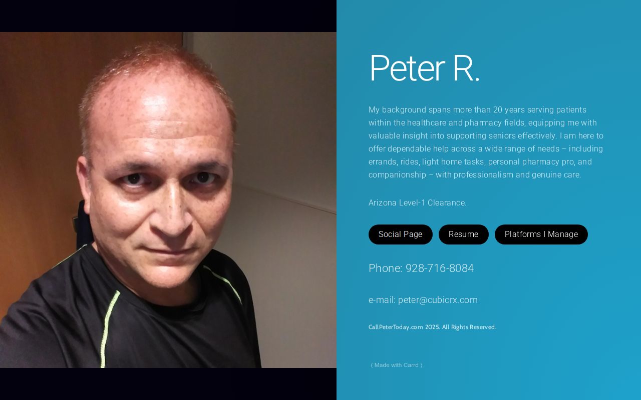 Call Peter Today